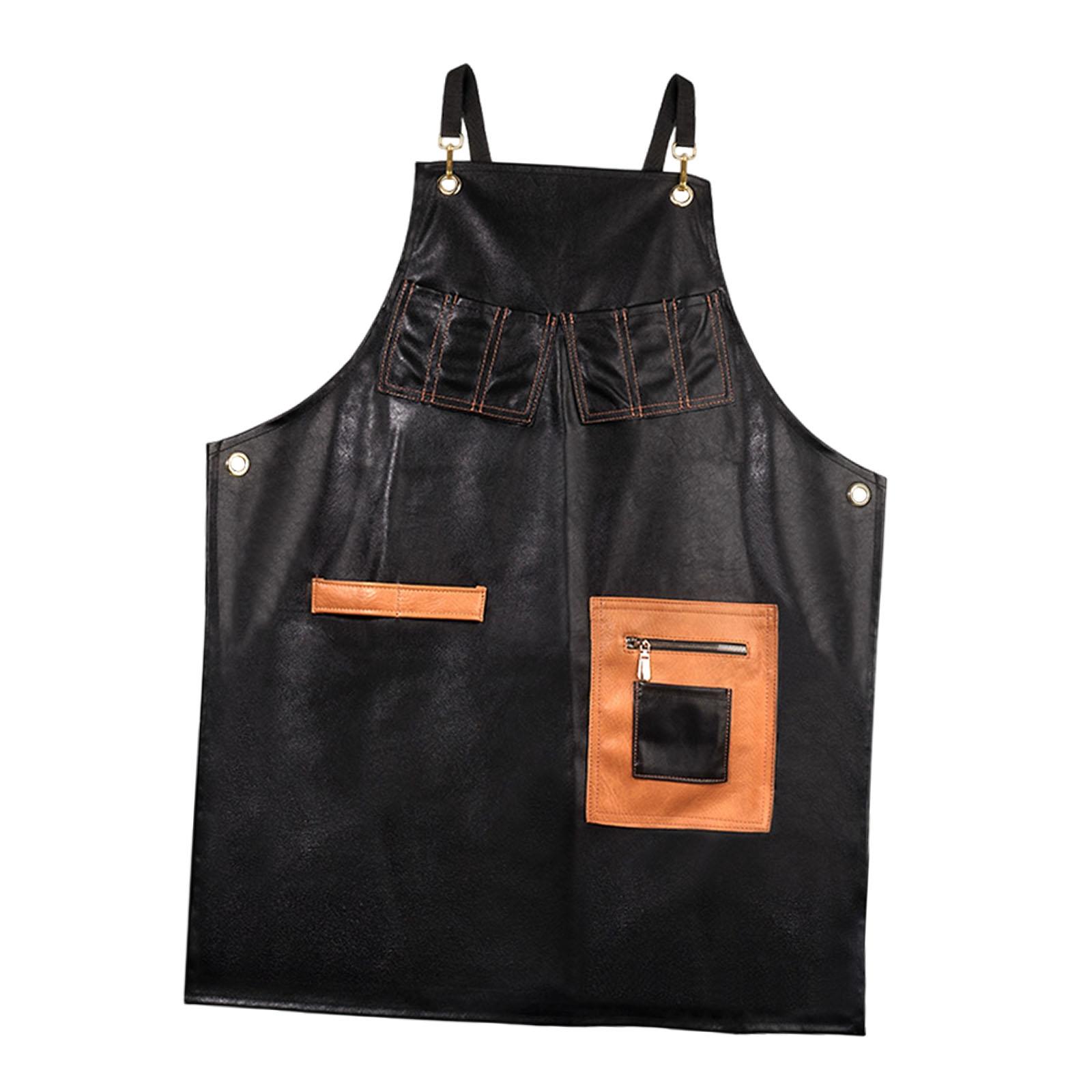 Leatherwork Apron - Fartuch z ekoskóry do kawiarni, fartuch