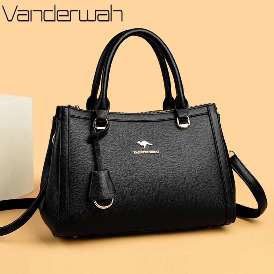Leather Work Handbag - Torba na ramię Kangaroo Brand z