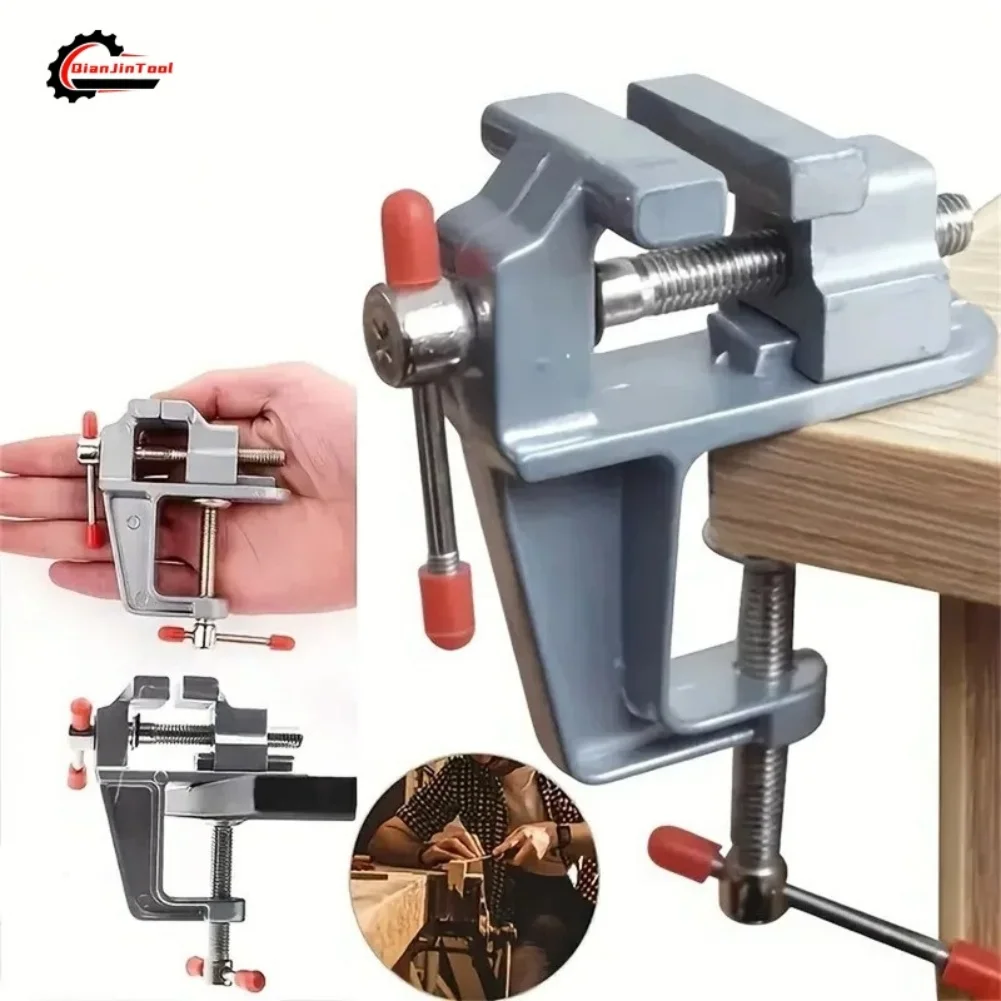 Leatherwork Bench - Mini imadło stołowe, małe imadło warsztatowe,