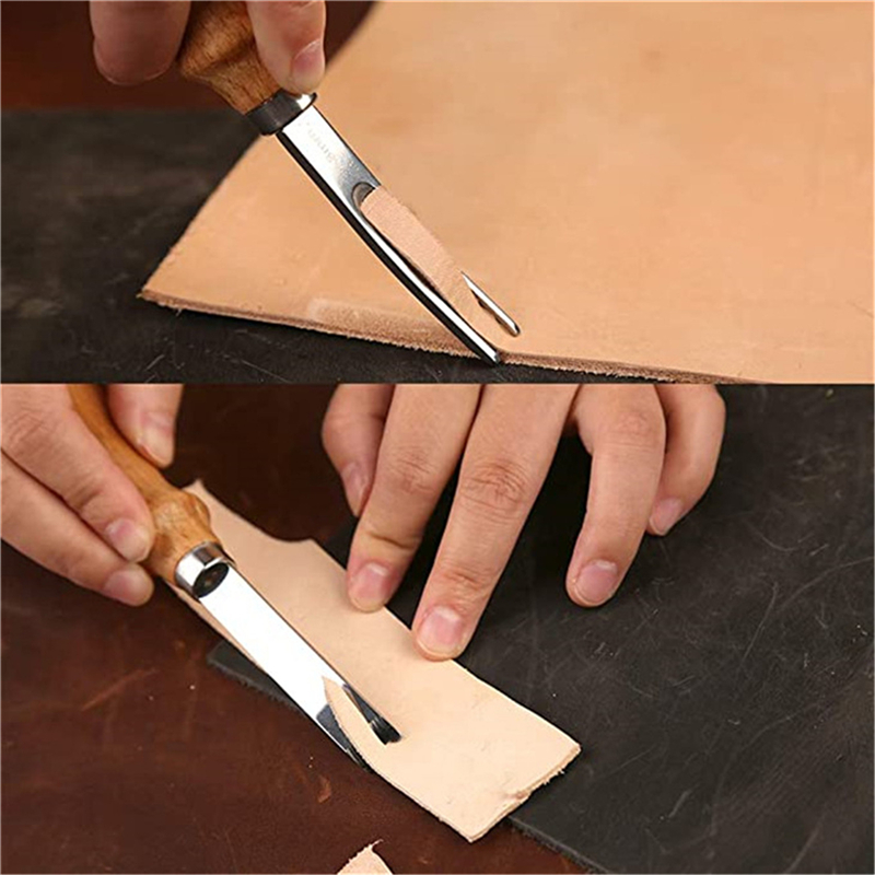 Leather Edge Beveler - Praktyczne rzemiosło skórzane Skrobaczka do krawędzi