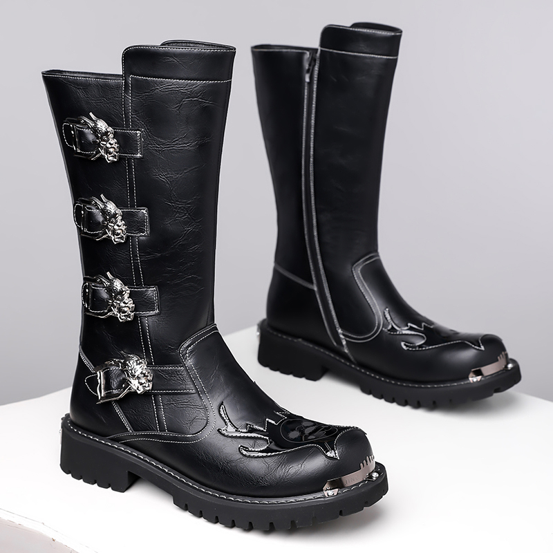 Jesienne Nowe Designerskie Skó – Leather Work Boots recenzja i cena