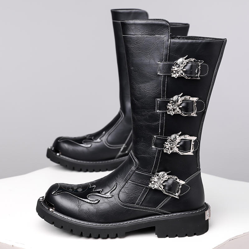 Jesienne Nowe Designerskie Skó – Leather Work Boots recenzja i cena