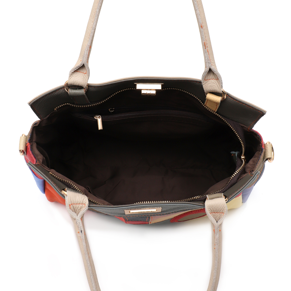 SC Chic kolorowa prawdziwa skó – Leather Work Handbag recenzja i cena