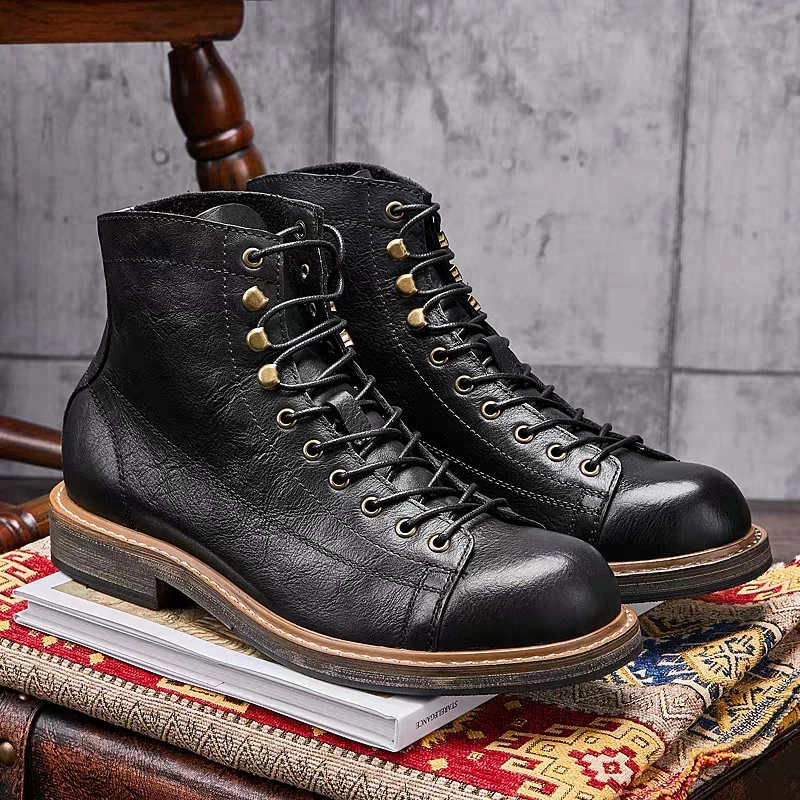 Ręcznie Robione Brytyjskie But – Leather Work Boots recenzja i cena