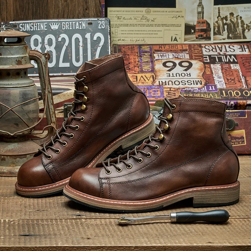 Ręcznie Robione Brytyjskie But – Leather Work Boots recenzja i cena
