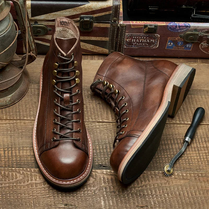 Ręcznie Robione Brytyjskie But – Leather Work Boots recenzja i cena