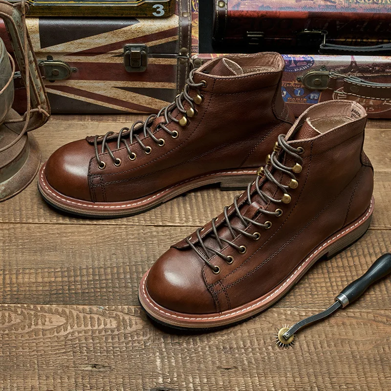 Ręcznie Robione Brytyjskie But – Leather Work Boots recenzja i cena