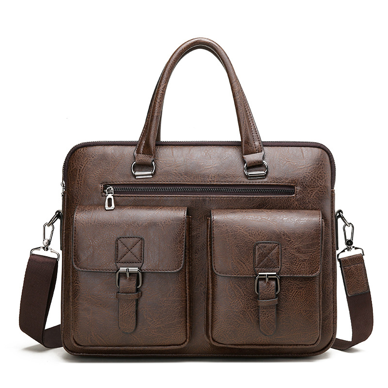 Luksusowa męska teczka bizneso – Leather Work Handbag recenzja i cena