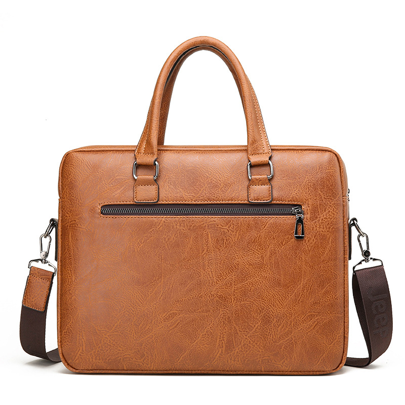 Luksusowa męska teczka bizneso – Leather Work Handbag recenzja i cena