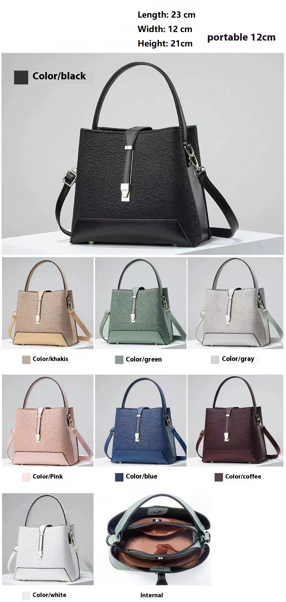 Nowa luksusowa torba na ramię  – Leather Work Handbags recenzja i cena