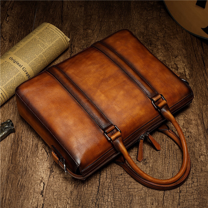 Teczka biznesowa YETTIES z naj – Leather Work Handbag recenzja i cena
