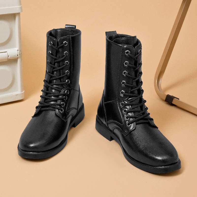 Wysokie skórzane buty taktyczn – Leather Work Boots recenzja i cena