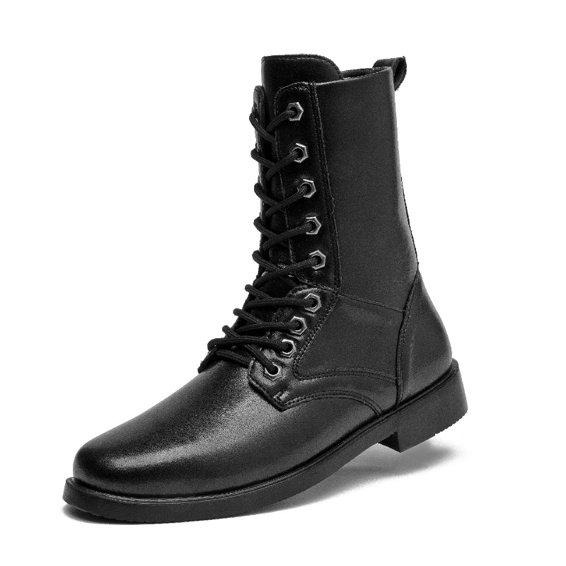 Wysokie skórzane buty taktyczn – Leather Work Boots recenzja i cena