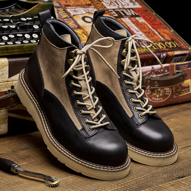 Męskie krótkie buty robocze, s – Leather Work Boots recenzja i cena