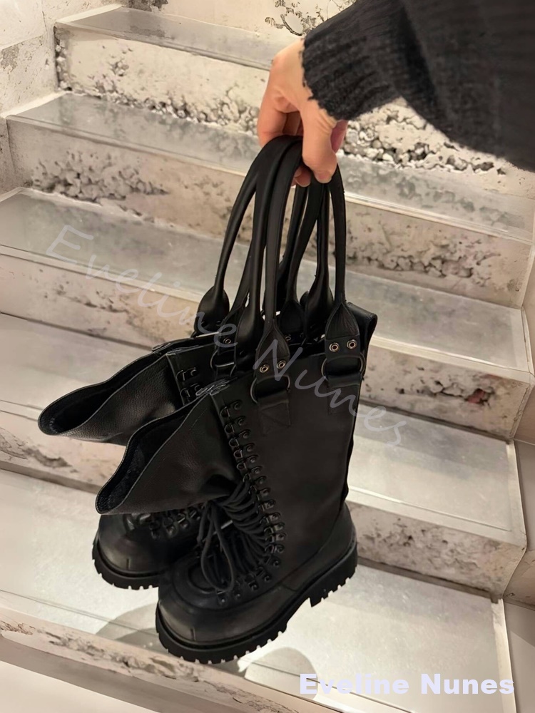 Retro Skórzane Botki Motocyklo – Leather Work Boots recenzja i cena