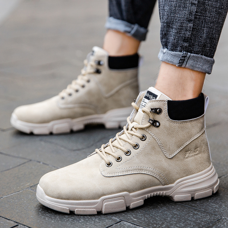 Nowe modne, oddychające męskie – Leather Work Boots recenzja i cena