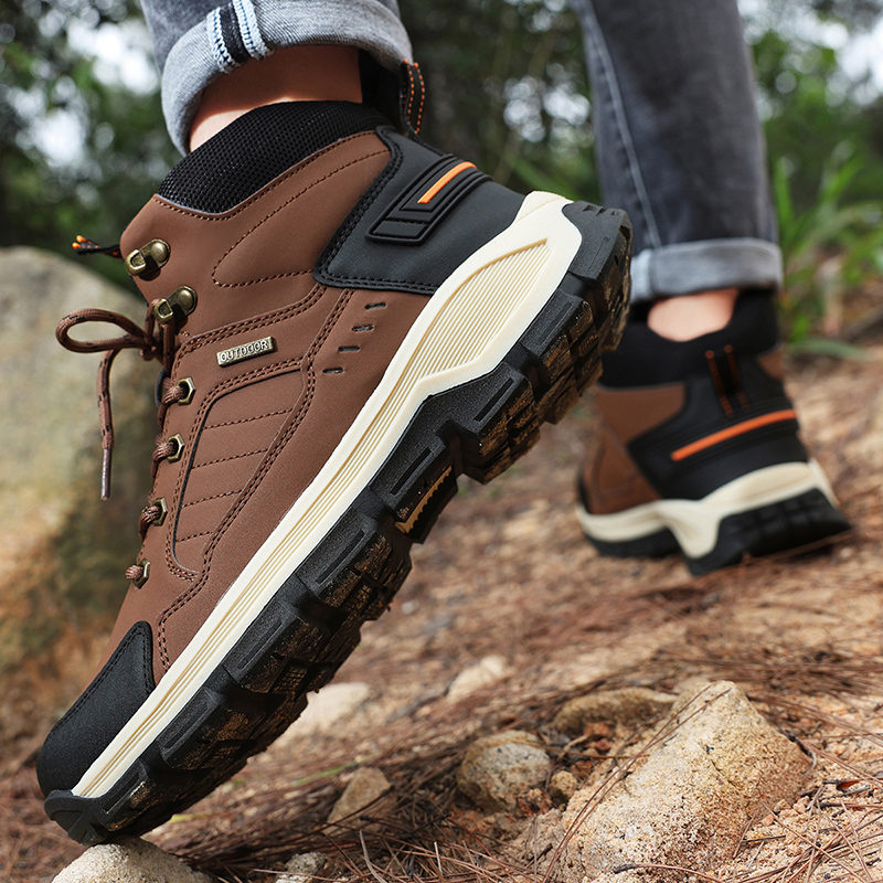 Nowe Jesienne Męskie Botki Mod – Leather Work Boots recenzja i cena