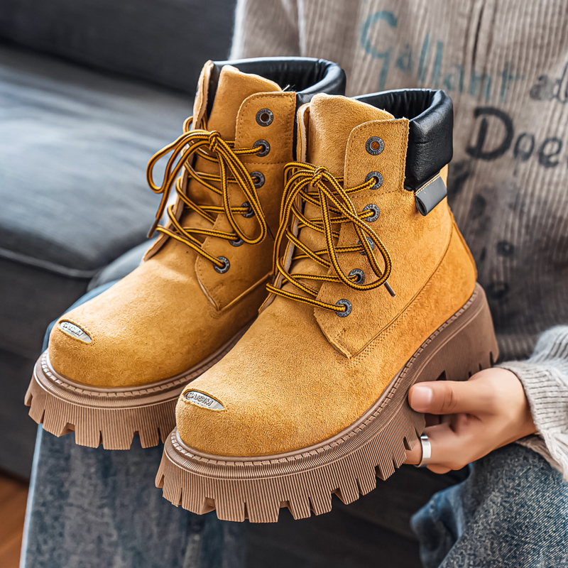 Klasyczne wysokie buty outdoor – Leather Work Boots recenzja i cena