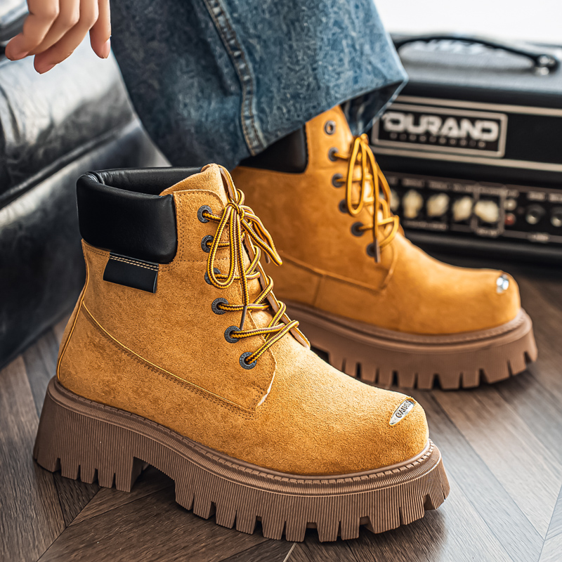 Klasyczne wysokie buty outdoor – Leather Work Boots recenzja i cena