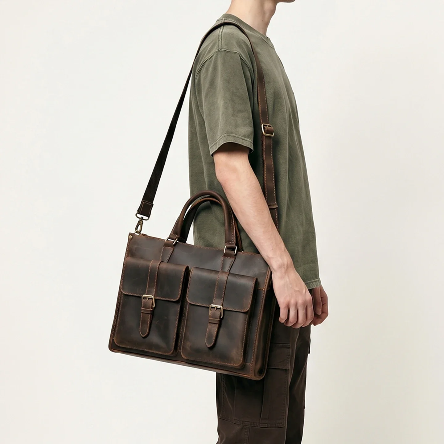 Męska torba na ramię z prawdzi – Vintage Leatherwork recenzja i cena