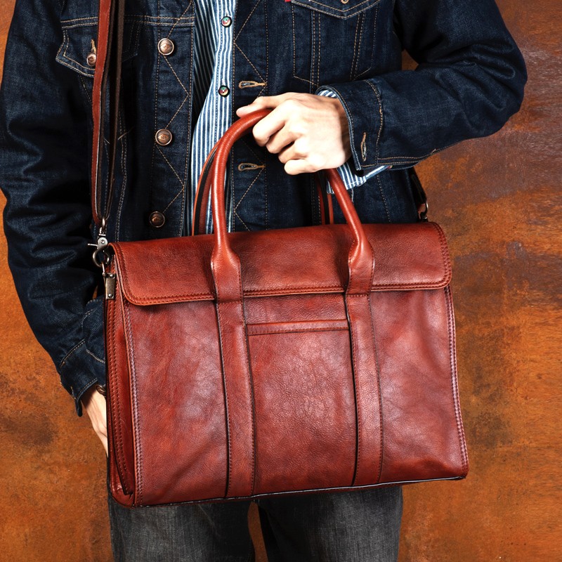 Torebka ze skóry garbowanej ro – Leather Work Handbag recenzja i cena