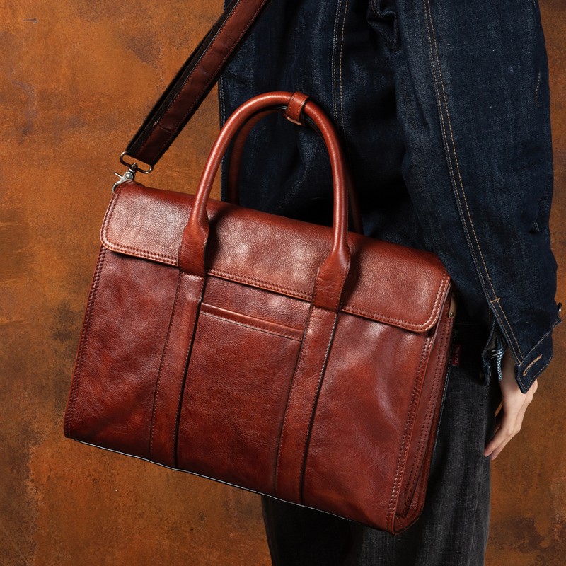 Torebka ze skóry garbowanej ro – Leather Work Handbag recenzja i cena