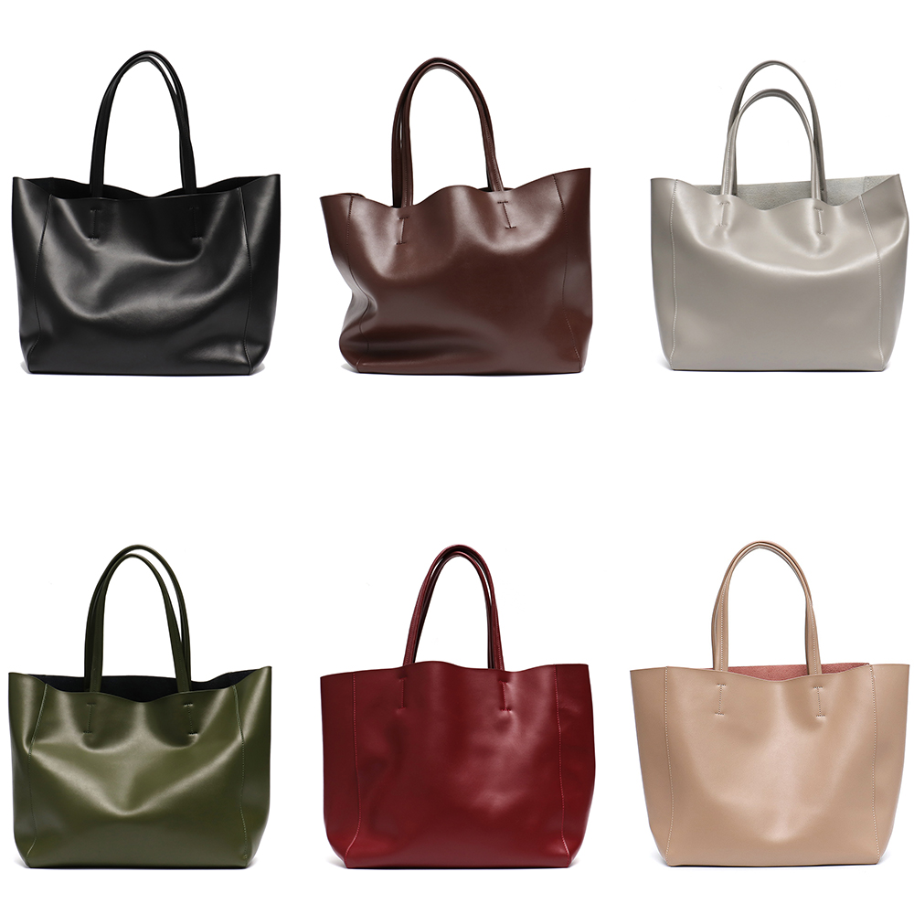Minimalistyczna duża torba na  – Leather Work Handbag recenzja i cena