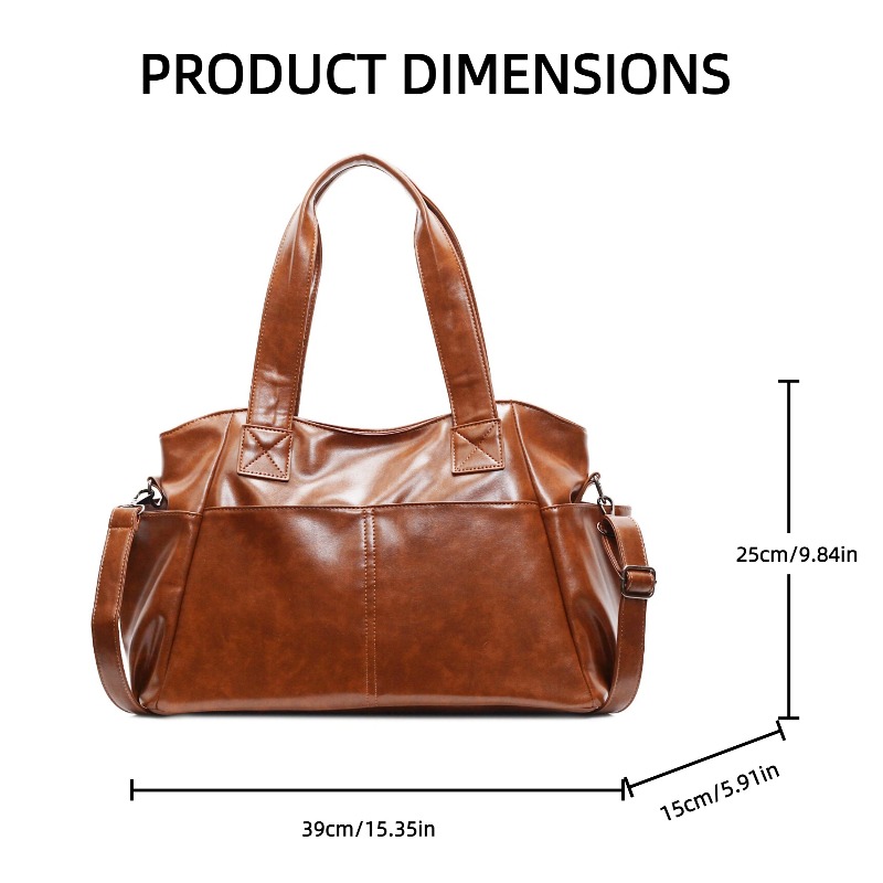 Damska torebka retro z miękkie – Leather Work Handbag recenzja i cena