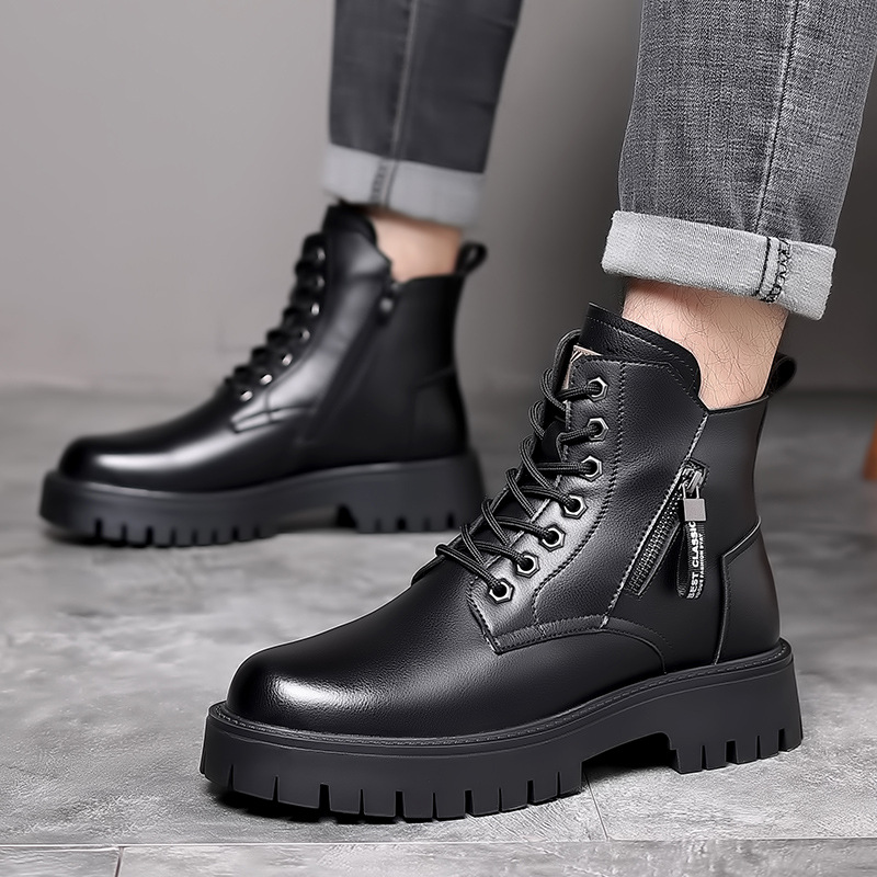 Męskie klasyczne buty ze skóry – Leather Work Boots recenzja i cena