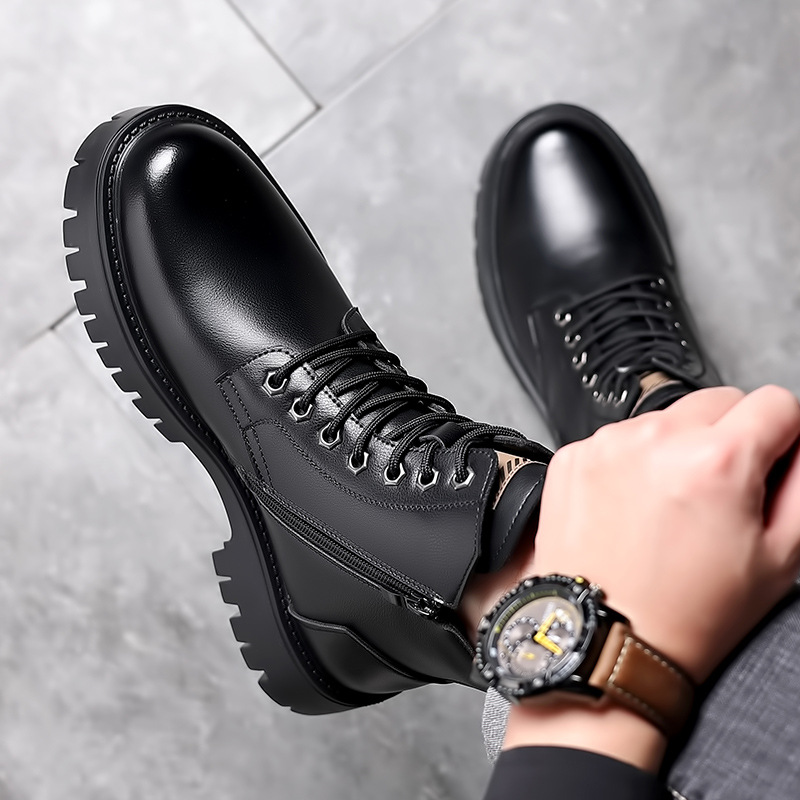 Męskie klasyczne buty ze skóry – Leather Work Boots recenzja i cena