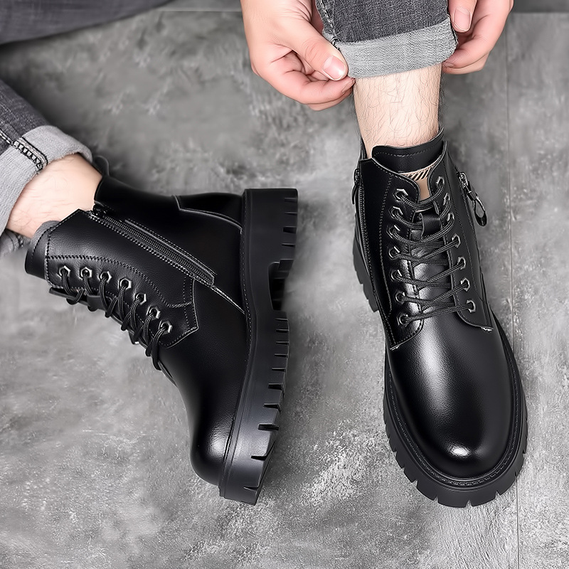 Męskie klasyczne buty ze skóry – Leather Work Boots recenzja i cena
