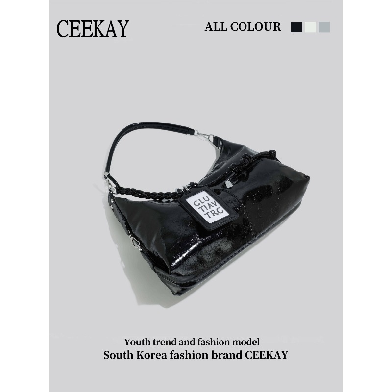Torebka Hobo z błyszczącej skó – Leather Work Handbag recenzja i cena