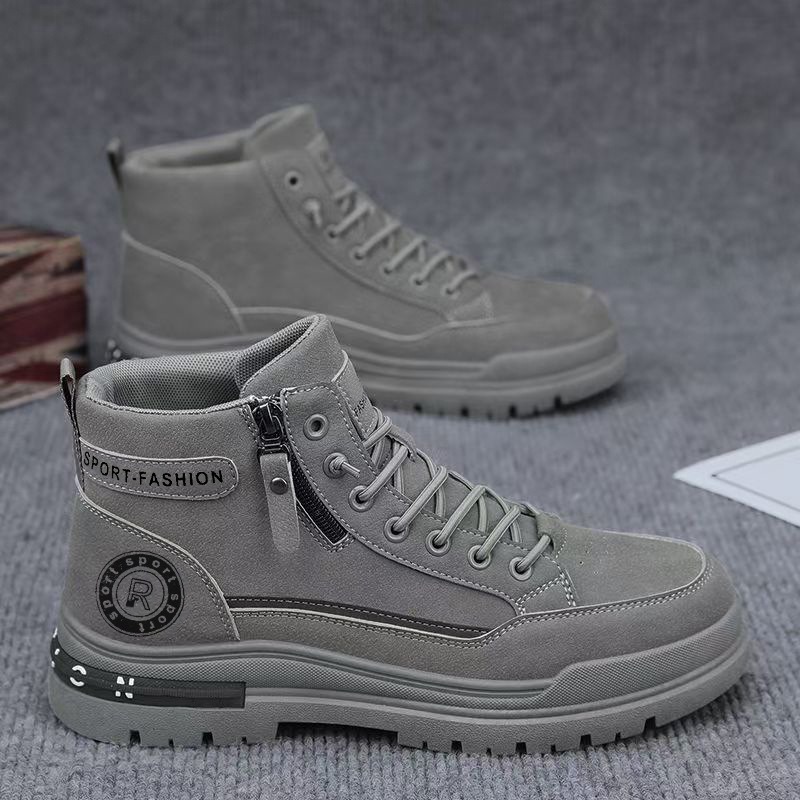 Męskie buty robocze retro z wy – Leather Work Boots recenzja i cena