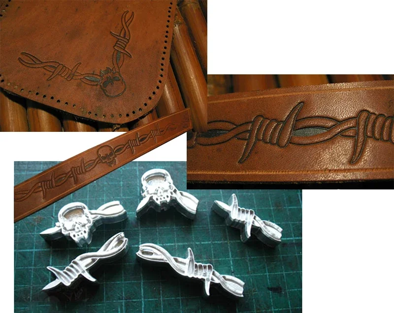 5 szt. wykrojników do skóry z  – Leatherwork Patterns Free recenzja i cena