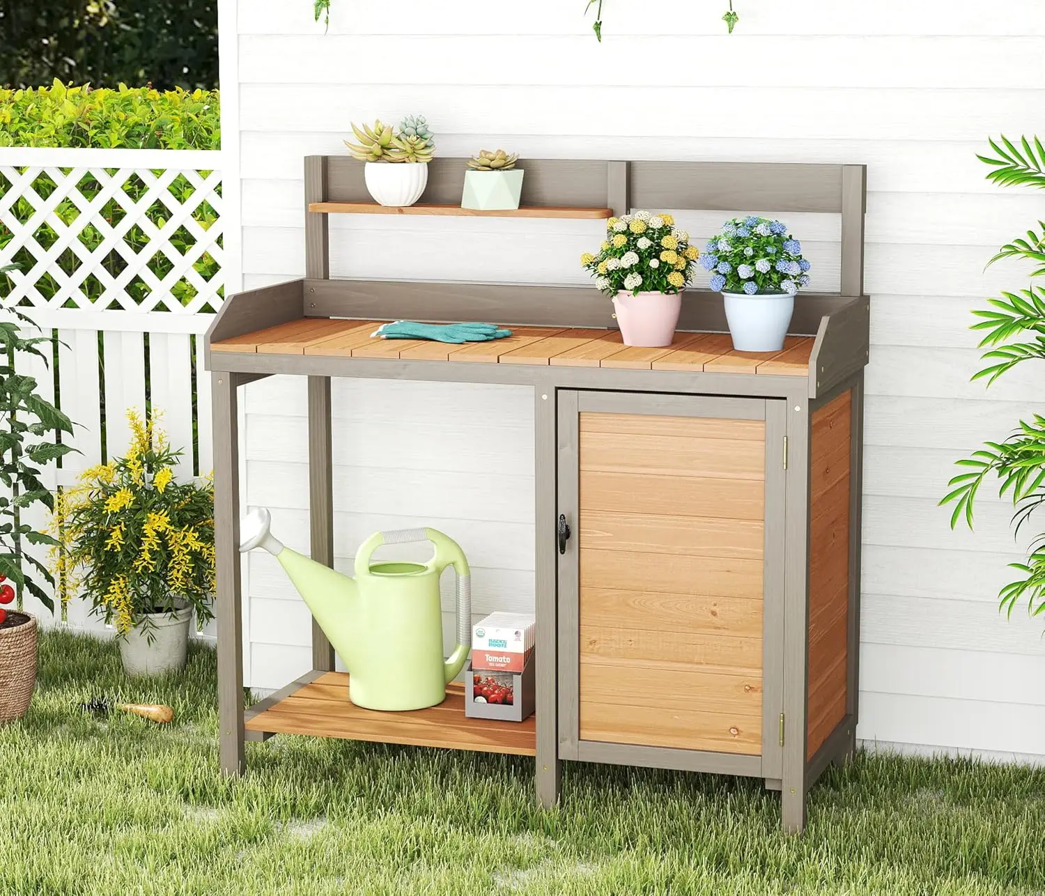 Drewniany stół do przesadzania – Leatherwork Bench recenzja i cena