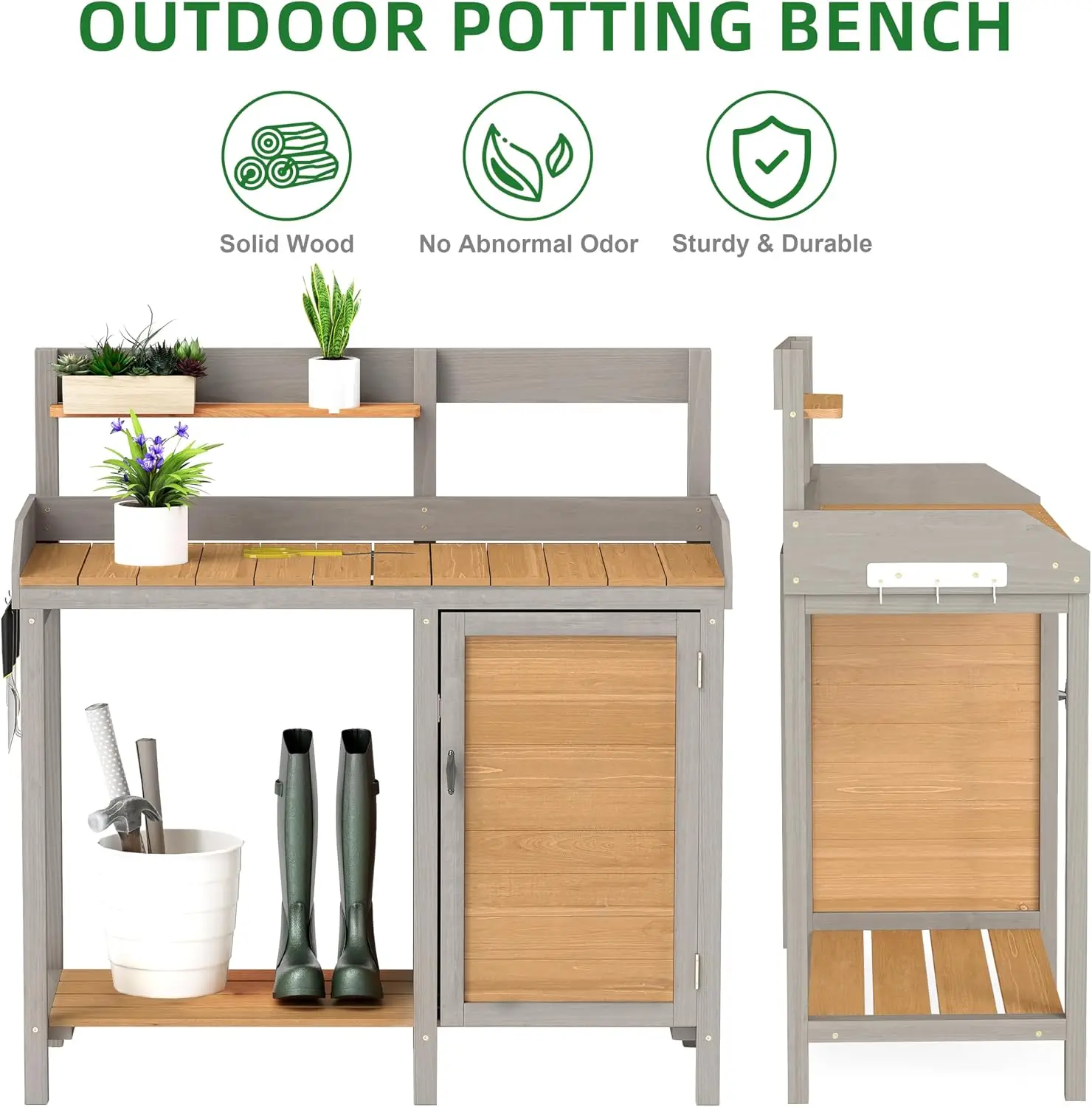 Drewniany stół do przesadzania – Leatherwork Bench recenzja i cena