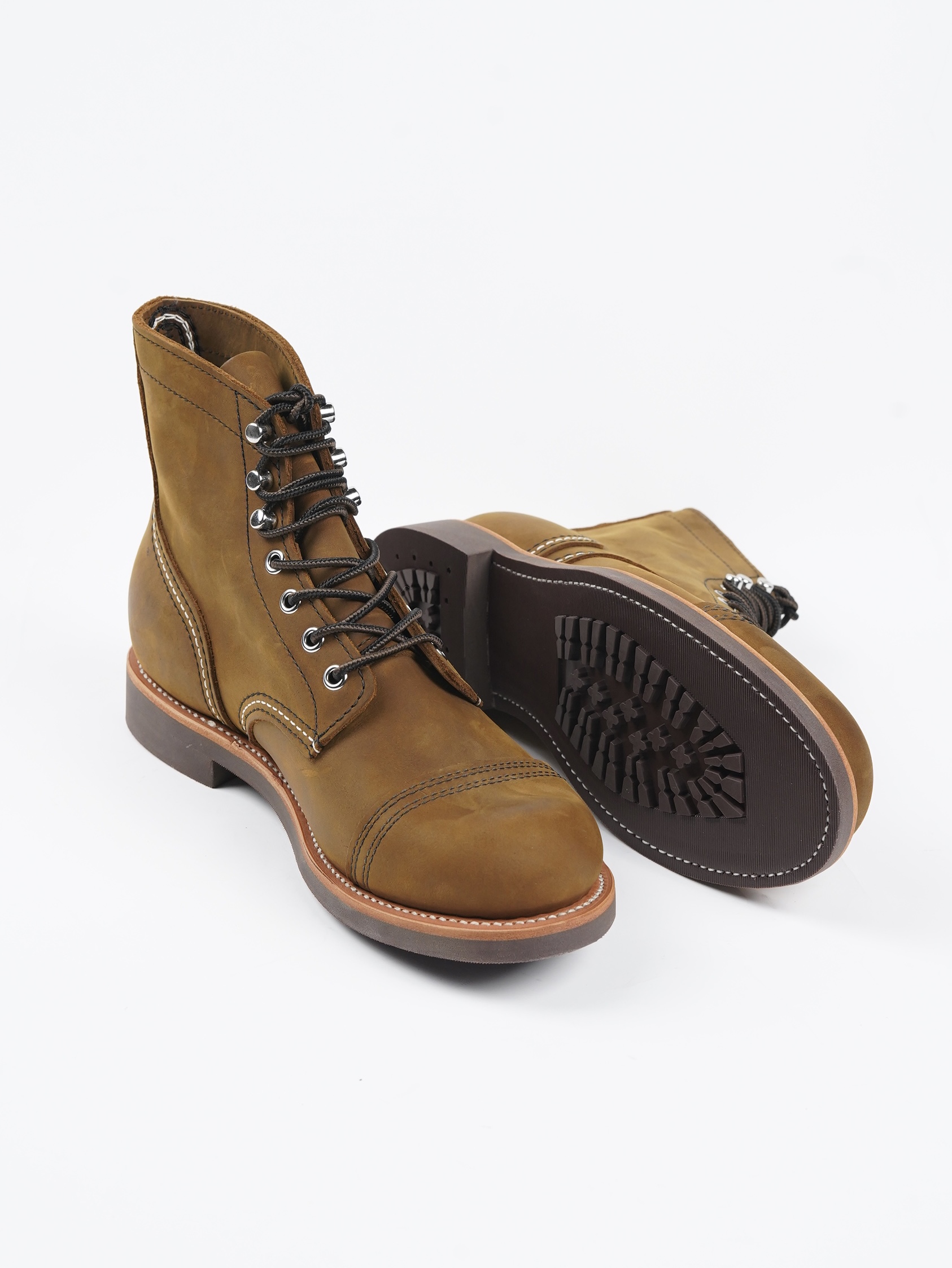 Buty motocyklowe męskie z praw – Leather Work Boots recenzja i cena