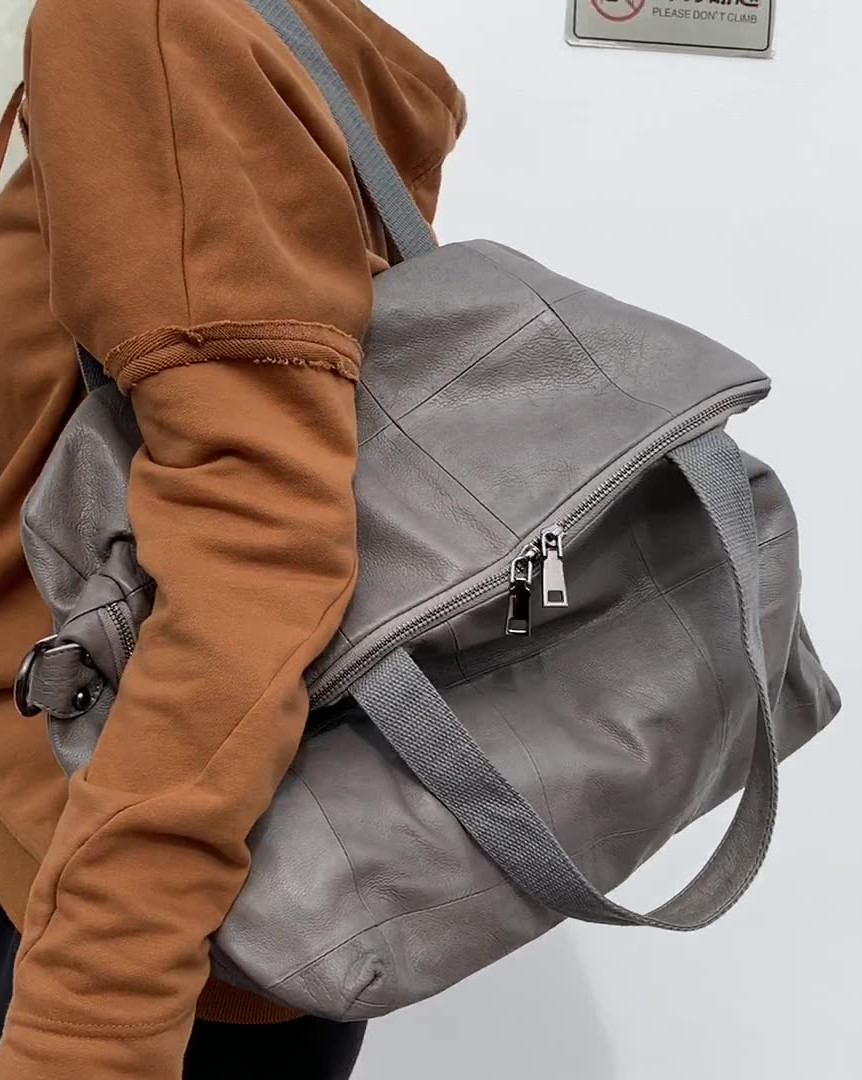 Torba na ramię o dużej pojemno – Leather Work Handbag recenzja i cena