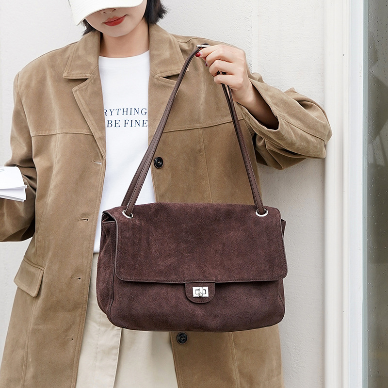 Autentyczna zamszowa skórzana  – Leather Work Handbag recenzja i cena