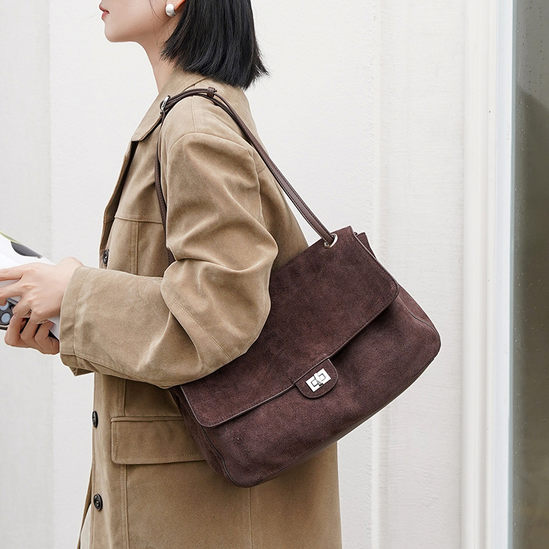 Autentyczna zamszowa skórzana  – Leather Work Handbag recenzja i cena