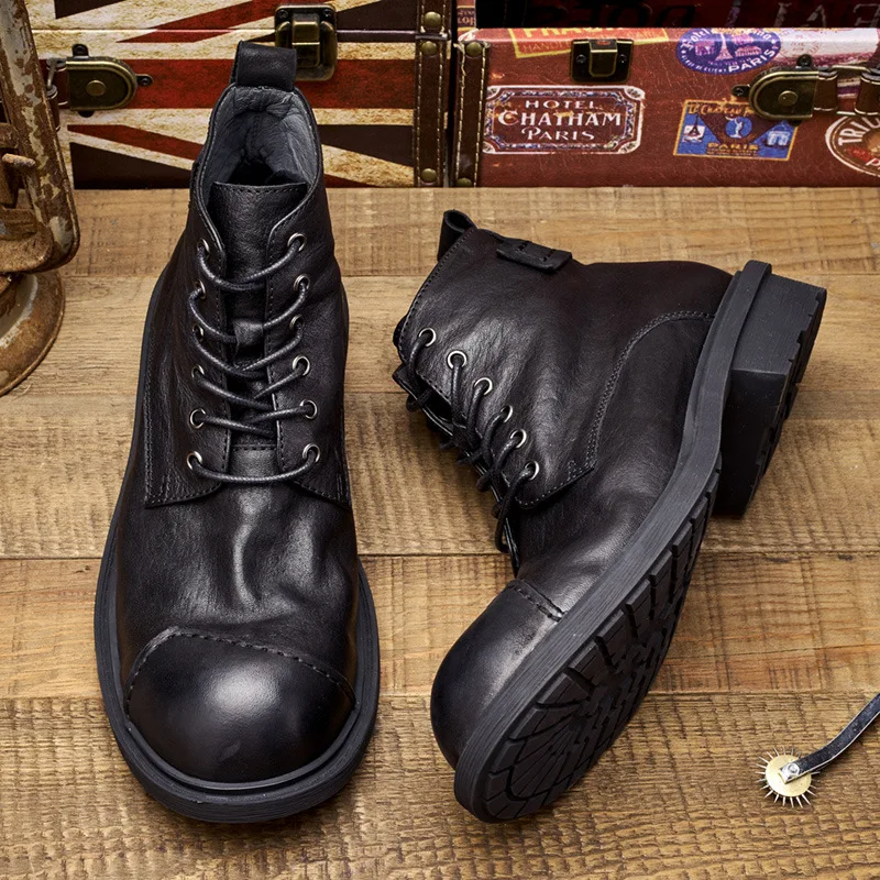 Męskie buty biznesowe w stylu  – Vintage Leatherwork recenzja i cena