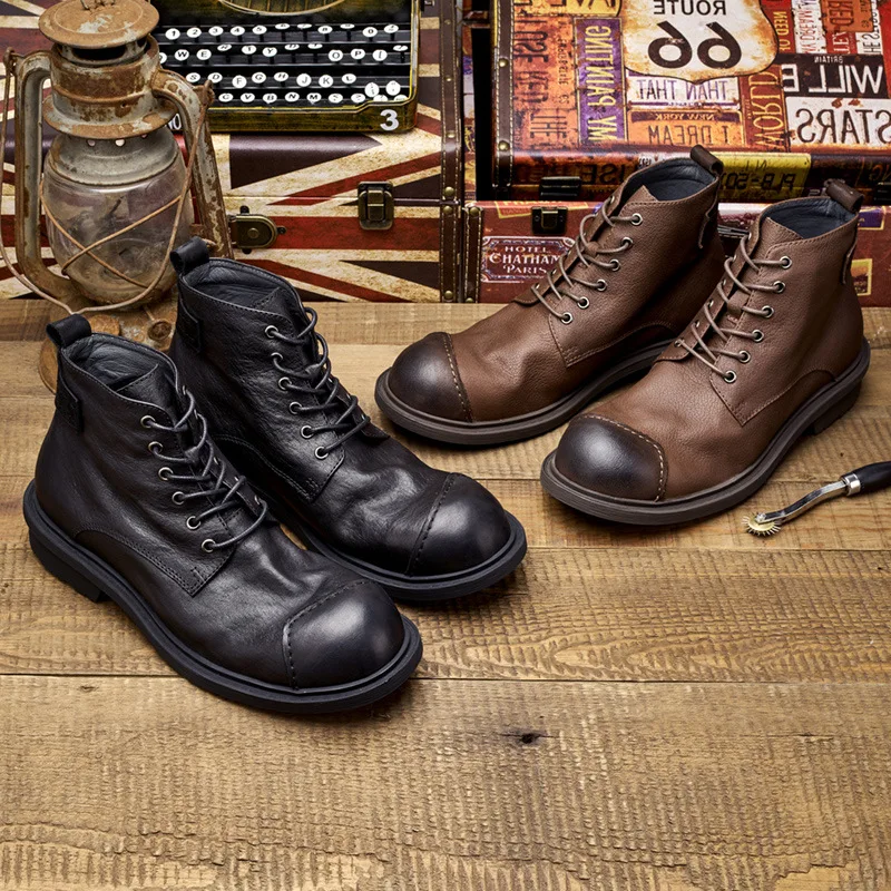 Męskie buty biznesowe w stylu  – Vintage Leatherwork recenzja i cena
