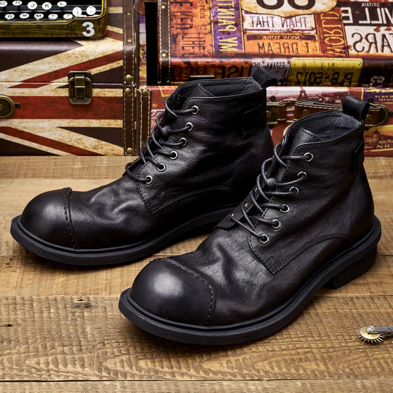 Męskie buty biznesowe w stylu  – Vintage Leatherwork recenzja i cena