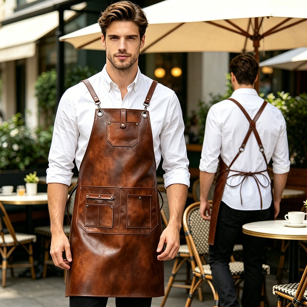 Fartuch z ekoskóry PU, wodoodp – Leatherwork Apron recenzja i cena