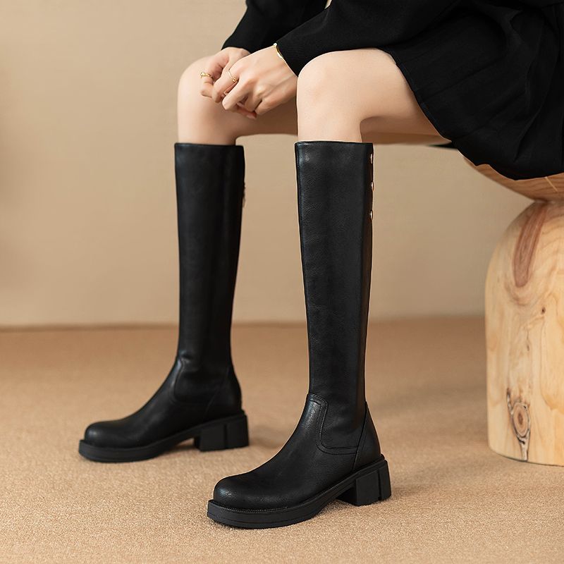 Jesienno-zimowe buty damskie d – Leather Work Boots recenzja i cena